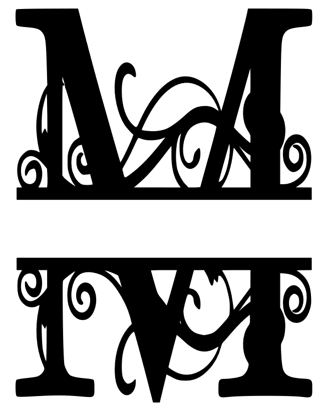 Monogram for any name M