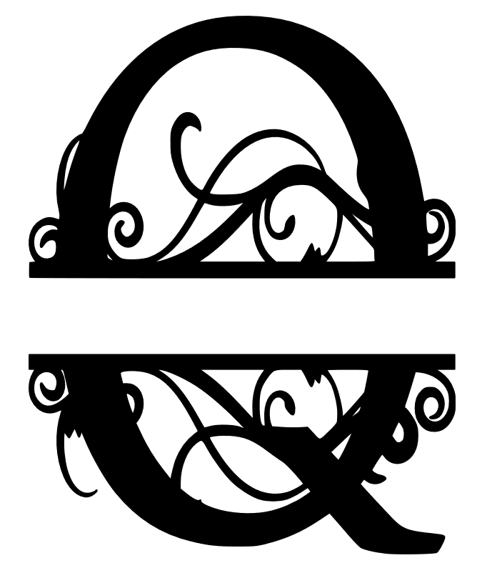 Monogram for any name Q