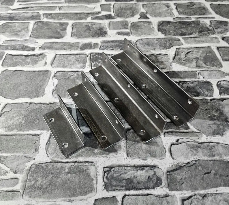 Alcove Shelf Brackets set of 2 Shelves Corner bracket Angle brace Steel Scaffold Rustic Industrial