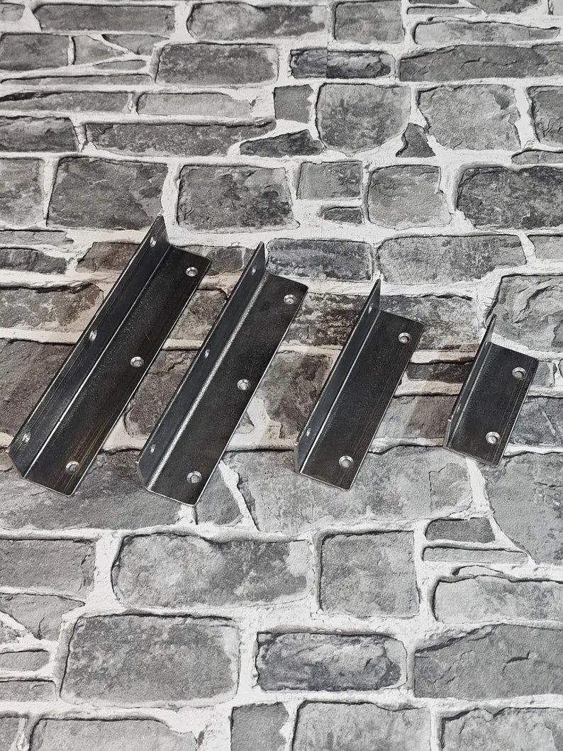 Alcove Shelf Brackets set of 2 Shelves Corner bracket Angle brace Steel Scaffold Rustic Industrial