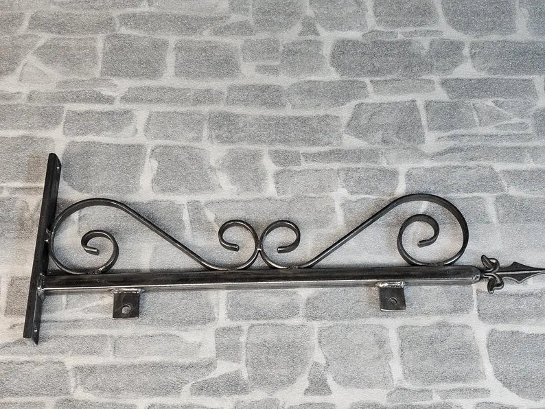 Sign Bracket metal post spike advertisement poster bracket pub B&B  SB6