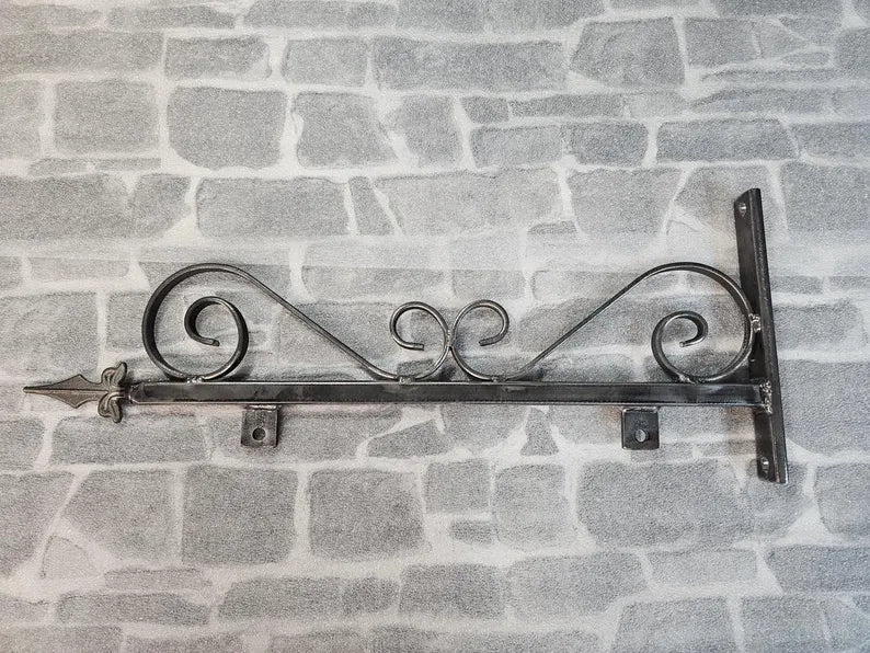 Sign Bracket metal post spike advertisement poster bracket pub B&B  SB6