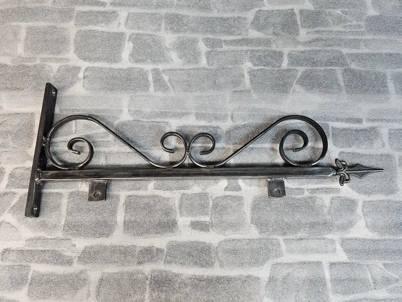 Sign Bracket metal post spike advertisement poster bracket pub B&B  SB6