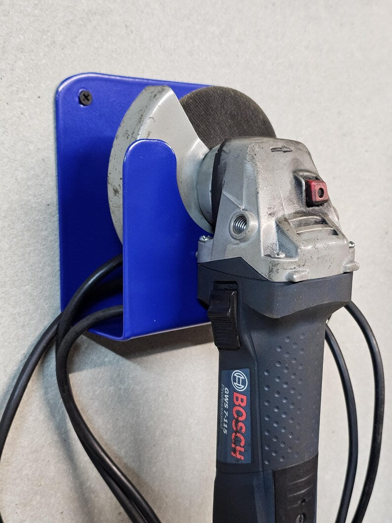 Angle grinder wall mounted bracket holder 115/4.5'' garage tool organizer AGH2