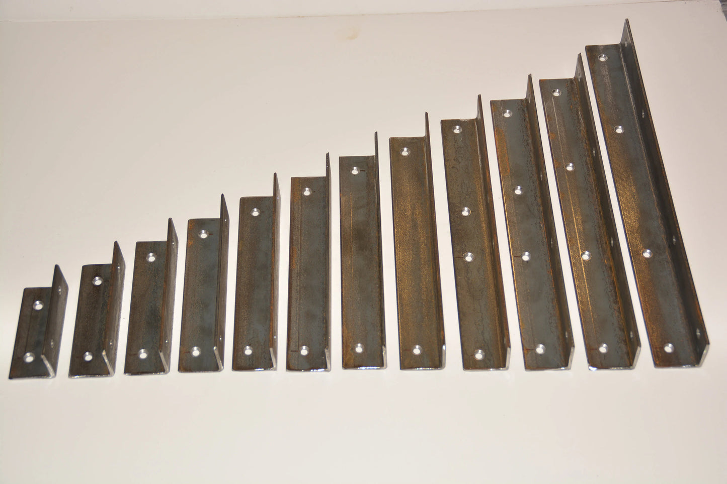 Alcove Shelf Brackets set of 2 Shelves Corner bracket Angle brace Steel Scaffold Rustic Industrial