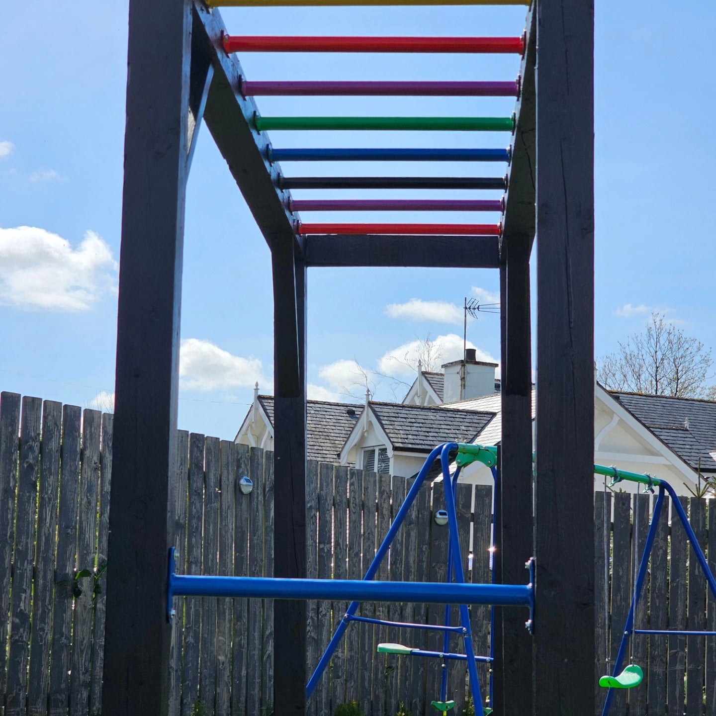 Pull Up Metal Gymnastics Monkey Bars Ladder Rungs Playground Heavy duty PMB