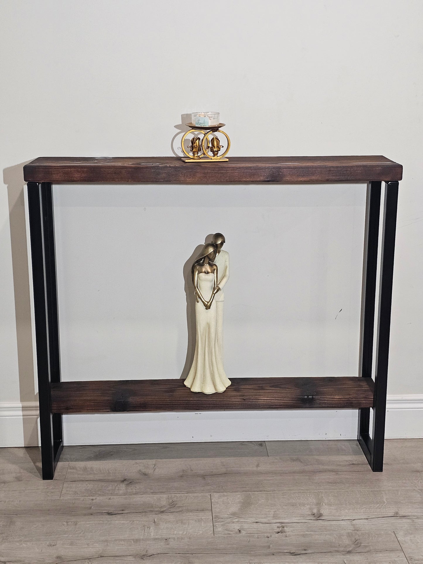 Console Table Legs with shelf set of two desk modern hairpin steel metal hallway entryway 30x30mm box with shelf