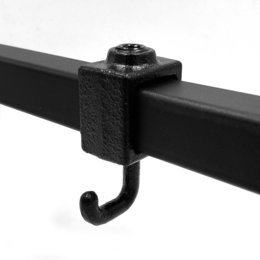 Square tube fitting hook